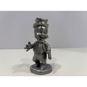 Vintage 1994 Porky Pig Pewter Figurine Warner Bros Raincliffe Collectible 3.5in